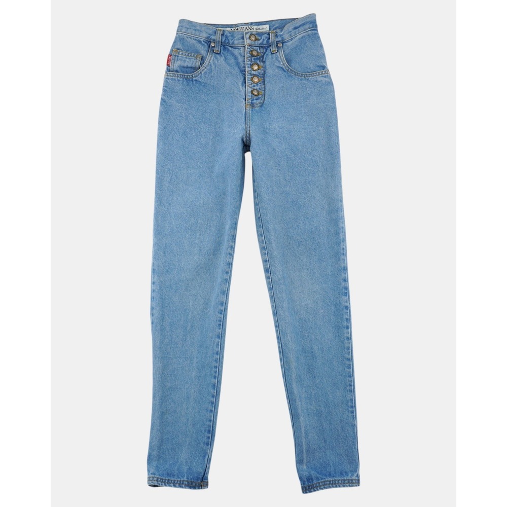 Vintage NO!JEANS‎ Women's Size 3 High Rise Button Fly Tapered Mom Jeans